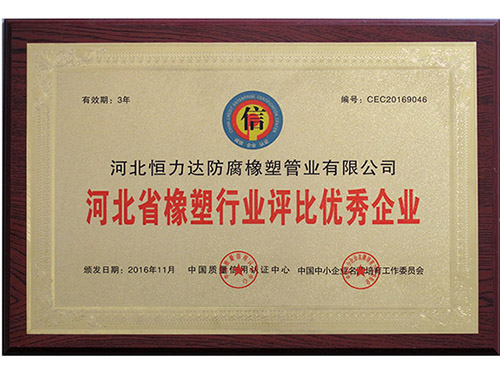 橡塑行业优秀企业